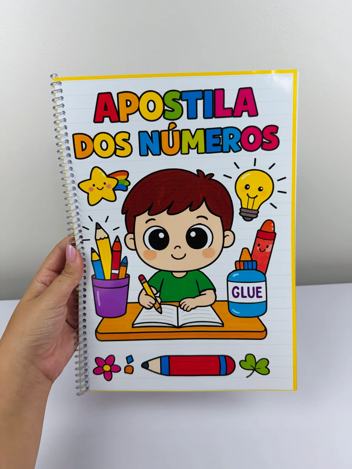 APOSTILA NÚMEROS DO 1 AO 10 Educação infantil — capa do material