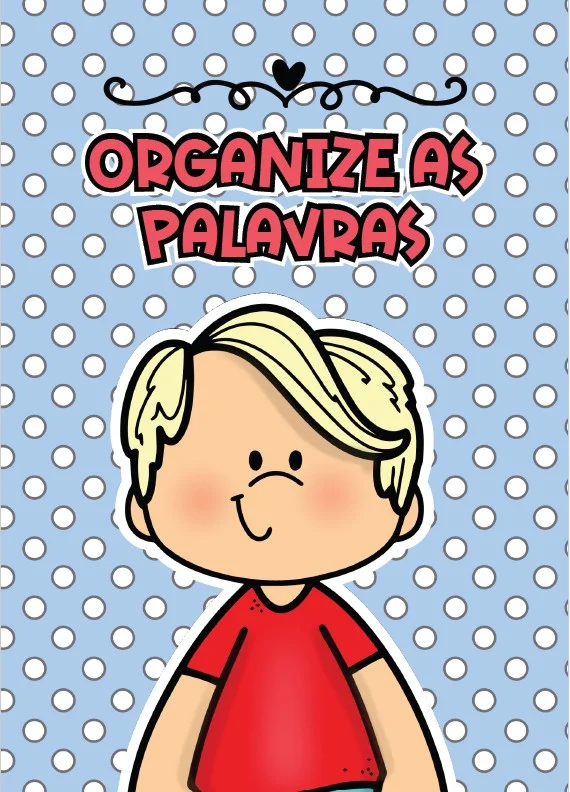 APOSTILA ORGANIZANDO AS PALAVRAS - ALFABETIZAÇÃO - ANOS INICIAIS — capa do material