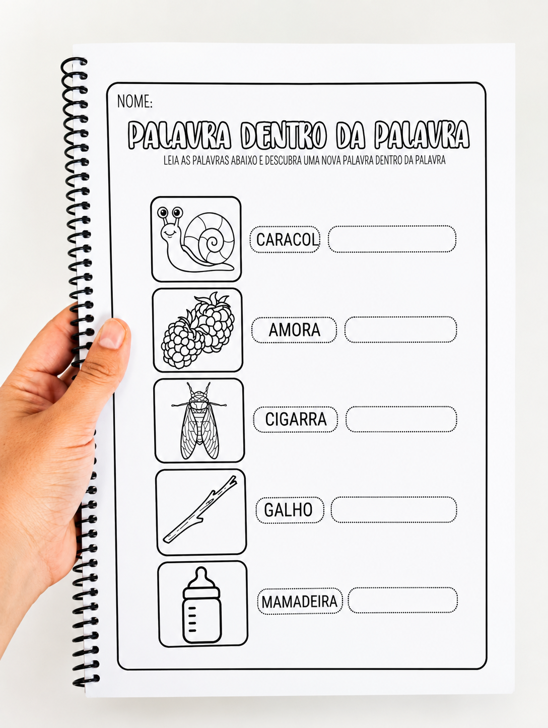 Apostila palavra dentro da palavra - alfabetização – PDF para Imprimir — amostra 3: Para quem é indicado