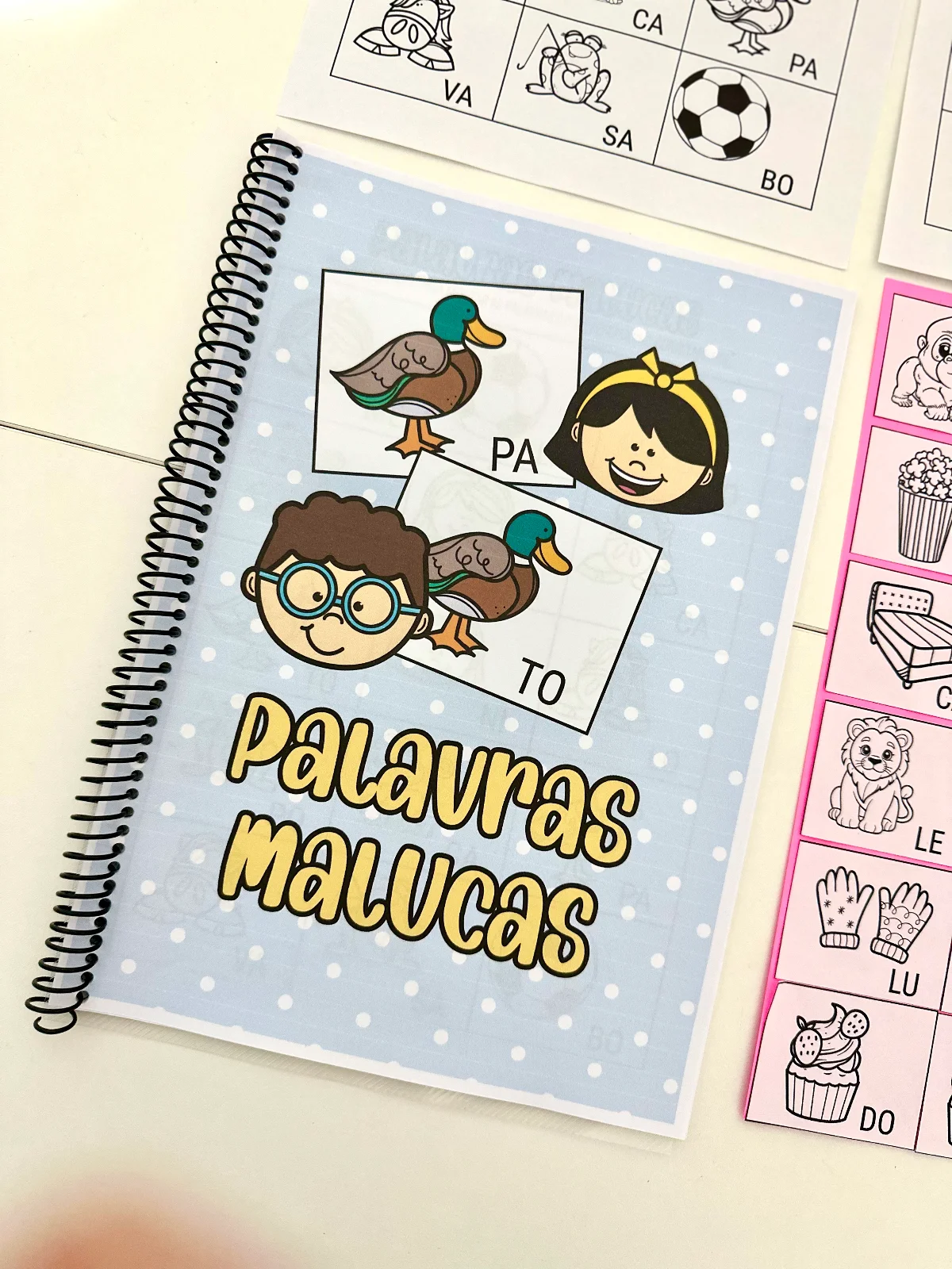 Apostila Palavras Malucas: Sílabas Simples - Alfabetização Lúdica — amostra 3: Apostila Palavras Malucas - Sílabas Simples…