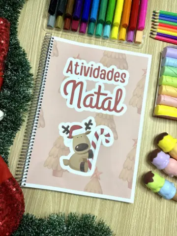 Apostila Pedagógica de Natal com 50 Páginas para Imprimir em PDF — capa do material