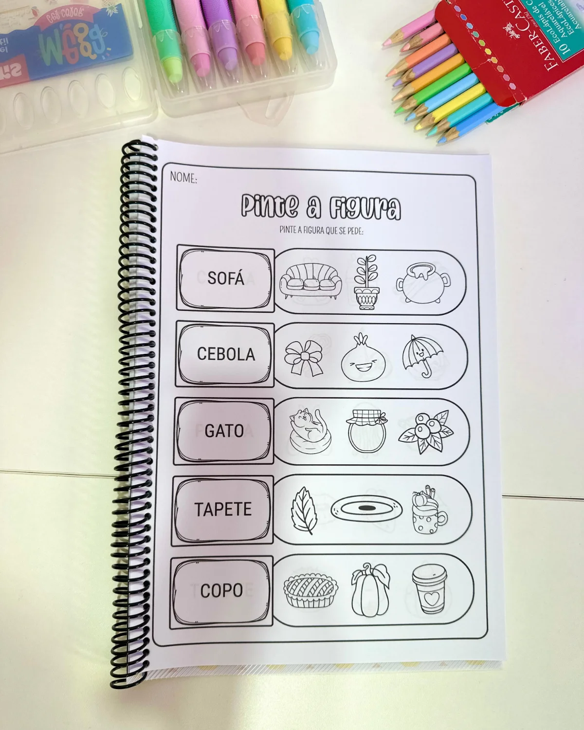 Apostila Pinte as Figuras – Sílabas Simples — amostra 1: Um recurso educativo e lúdico para auxiliar o processo de… Apostila Pinte as Figuras – Sílabas Simples — amostra 1: Um recurso educativo e lúdico para auxiliar o processo de…