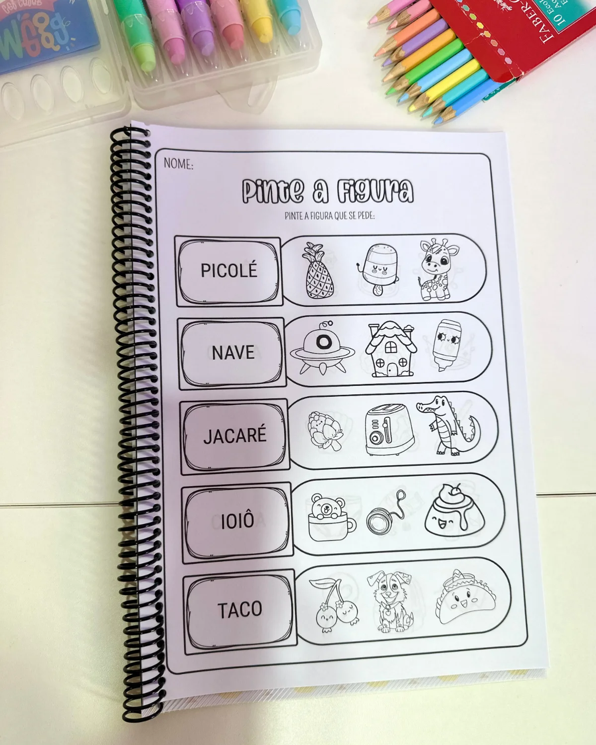 Apostila Pinte as Figuras – Sílabas Simples — amostra 2: Um recurso educativo e lúdico para auxiliar o processo de… Apostila Pinte as Figuras – Sílabas Simples — amostra 2: Um recurso educativo e lúdico para auxiliar o processo de…