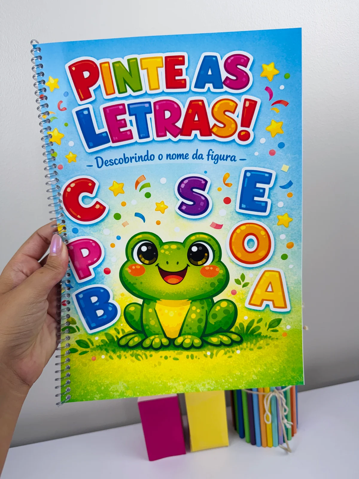 Apostila Pinte as Letras | Atividade de Alfabetização Educação Infantil PDF — capa do material
