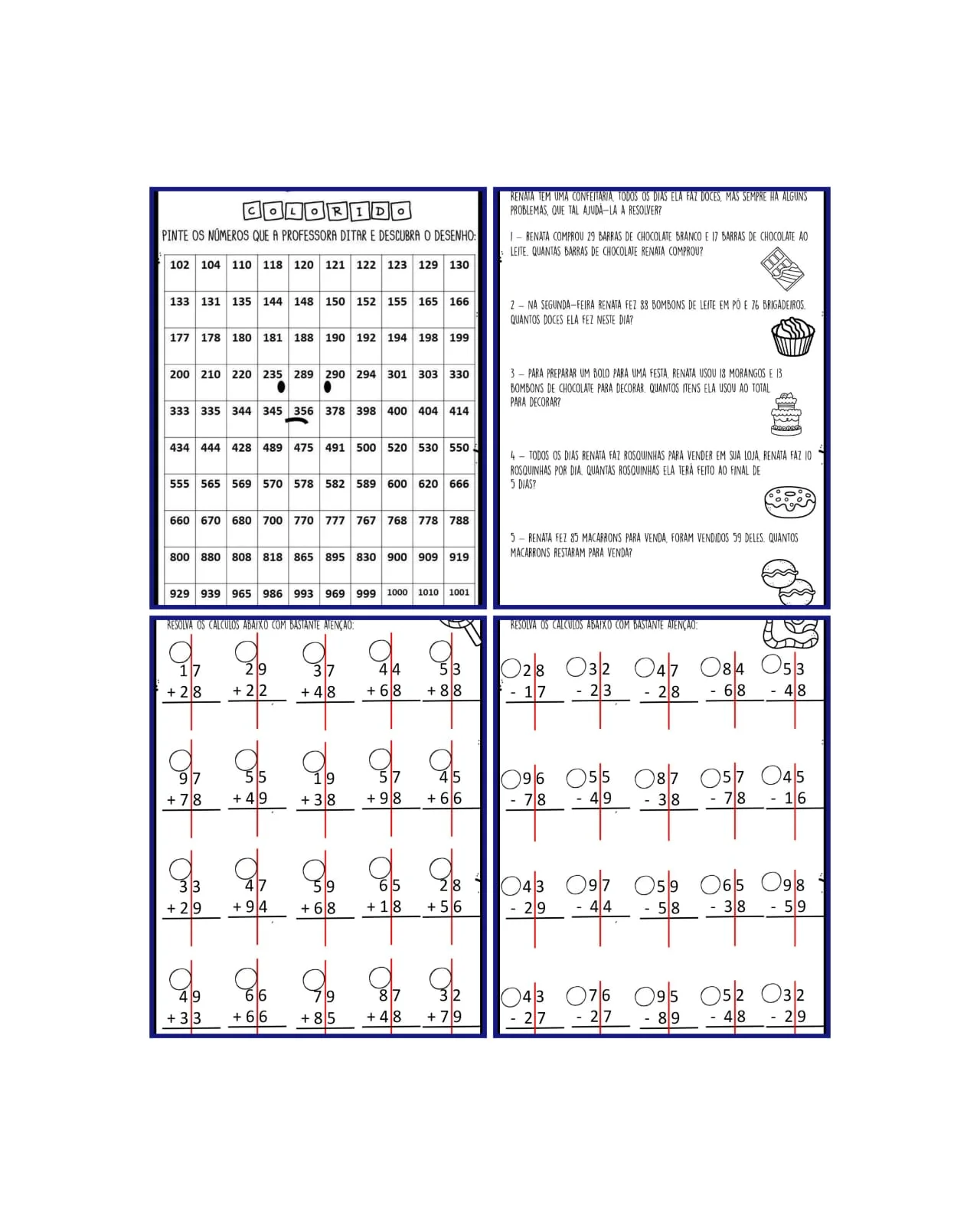 Apostila Português e Matemática - 2º e 3º Ano — amostra 7: Todas as atividades são pensadas para a realidade da sala de…
