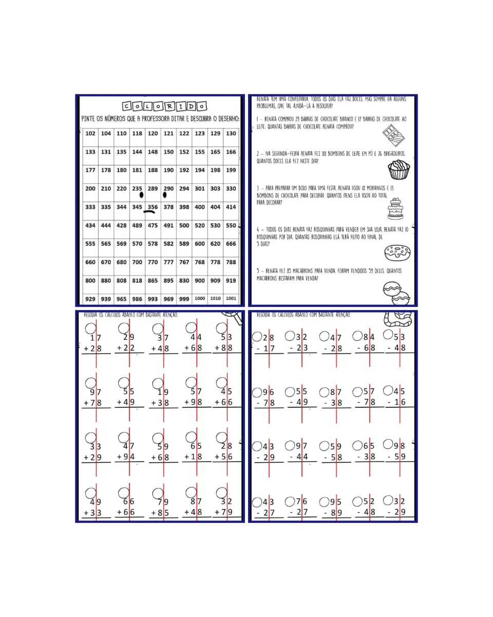 Apostila Português e Matemática - 2º e 3º Ano — amostra 7: Todas as atividades são pensadas para a realidade da sala de…
