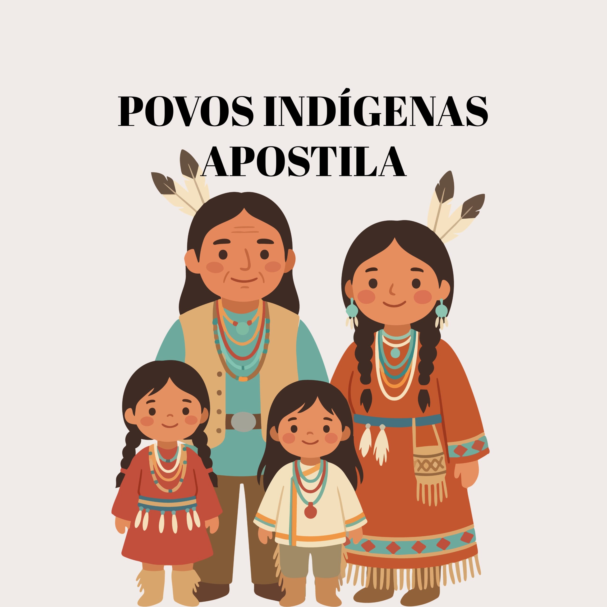 Apostila: povos indígenas / povo originários | Educação Infantil e Anos Iniciais — capa do material