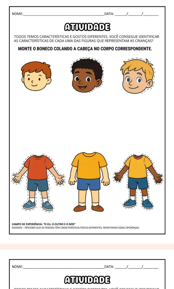 Apostila Pré - Atividades educação infantil — amostra 1: Apostila Pré 1+180 Atividades Material completo e prático para…
