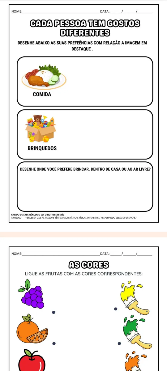 Apostila Pré - Atividades educação infantil — amostra 2: Apostila Pré 1+180 Atividades Material completo e prático para…