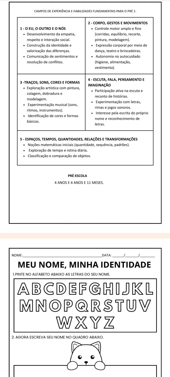 Apostila Pré - Atividades educação infantil — Atividades para Educação Infantil: Apostila Pré 1+180 Atividades Material…