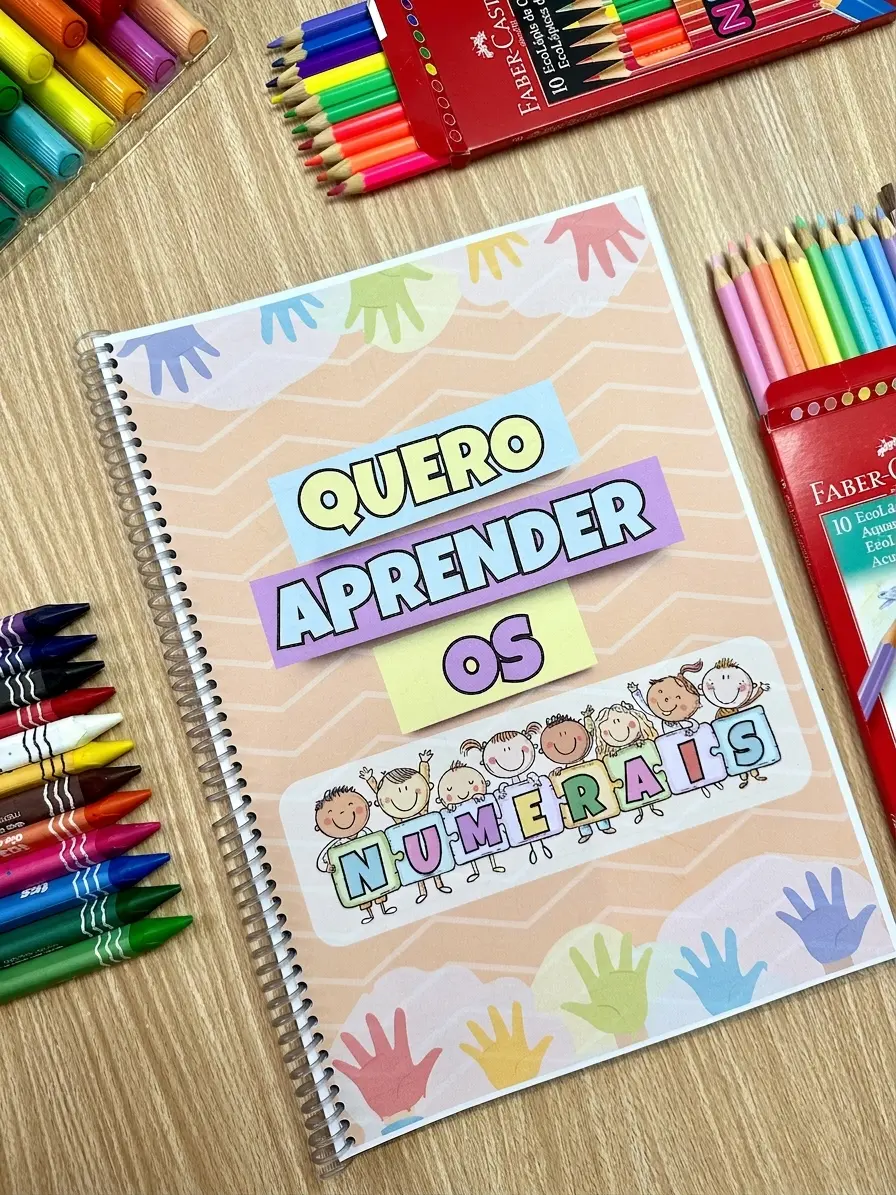 Apostila Quero Aprender os Numerais - Numerais de 1 a 20 — capa do material