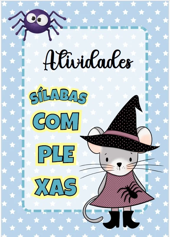 APOSTILA SÍLABAS COMPLEXAS- ALFABETIZAÇÃO — Alfabetização para Todas as séries: A apostila de atividades Sílabas Complexas…