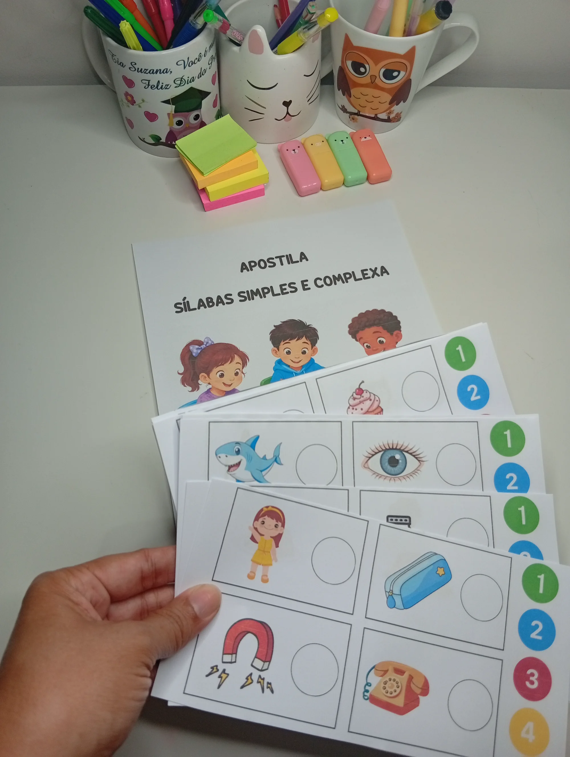 Apostila Sílabas Simples e Complexas 2º e 3º Ano — amostra 2: Apostila com atividades de sílabas para 2º e 3º ano,…