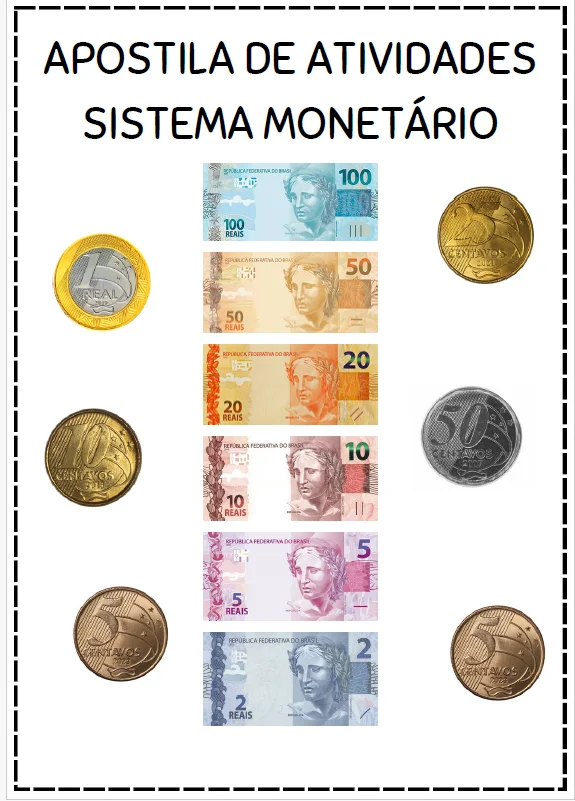 APOSTILA SISTEMA MONETÁRIO - MATEMÁTICA ANOS INICIAIS — capa do material