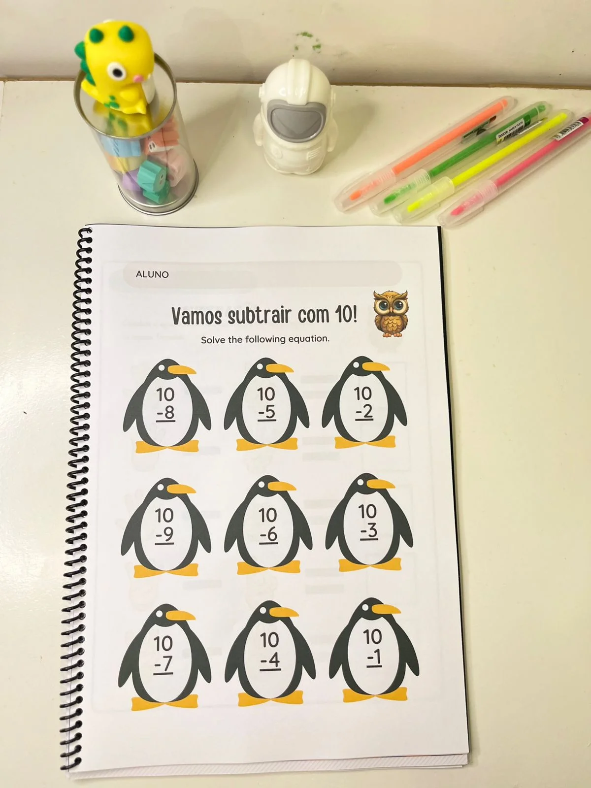 APOSTILA SUBTRAÇÃO - MATEMÁTICA ANOS INICIAIS — amostra 2: Transforme o aprendizado da subtração em uma experiência mais…