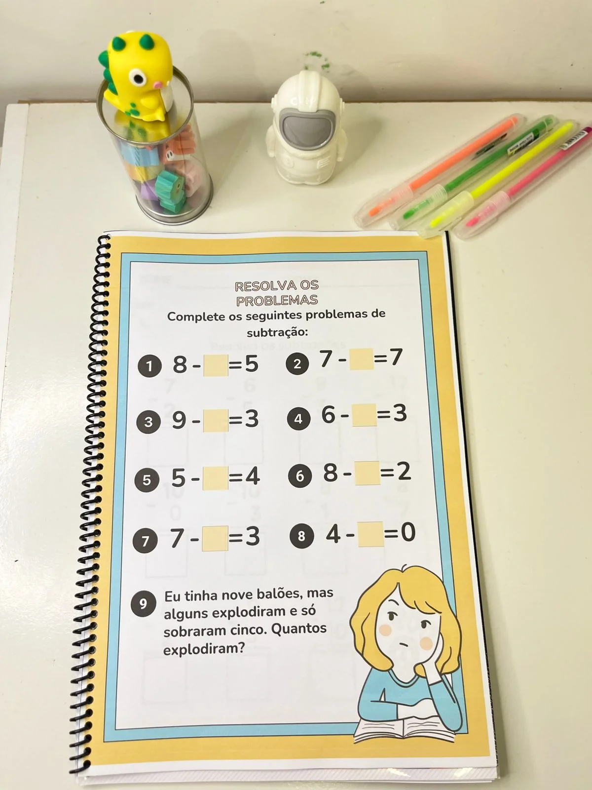 APOSTILA SUBTRAÇÃO - MATEMÁTICA ANOS INICIAIS — amostra 7: Transforme o aprendizado da subtração em uma experiência mais…