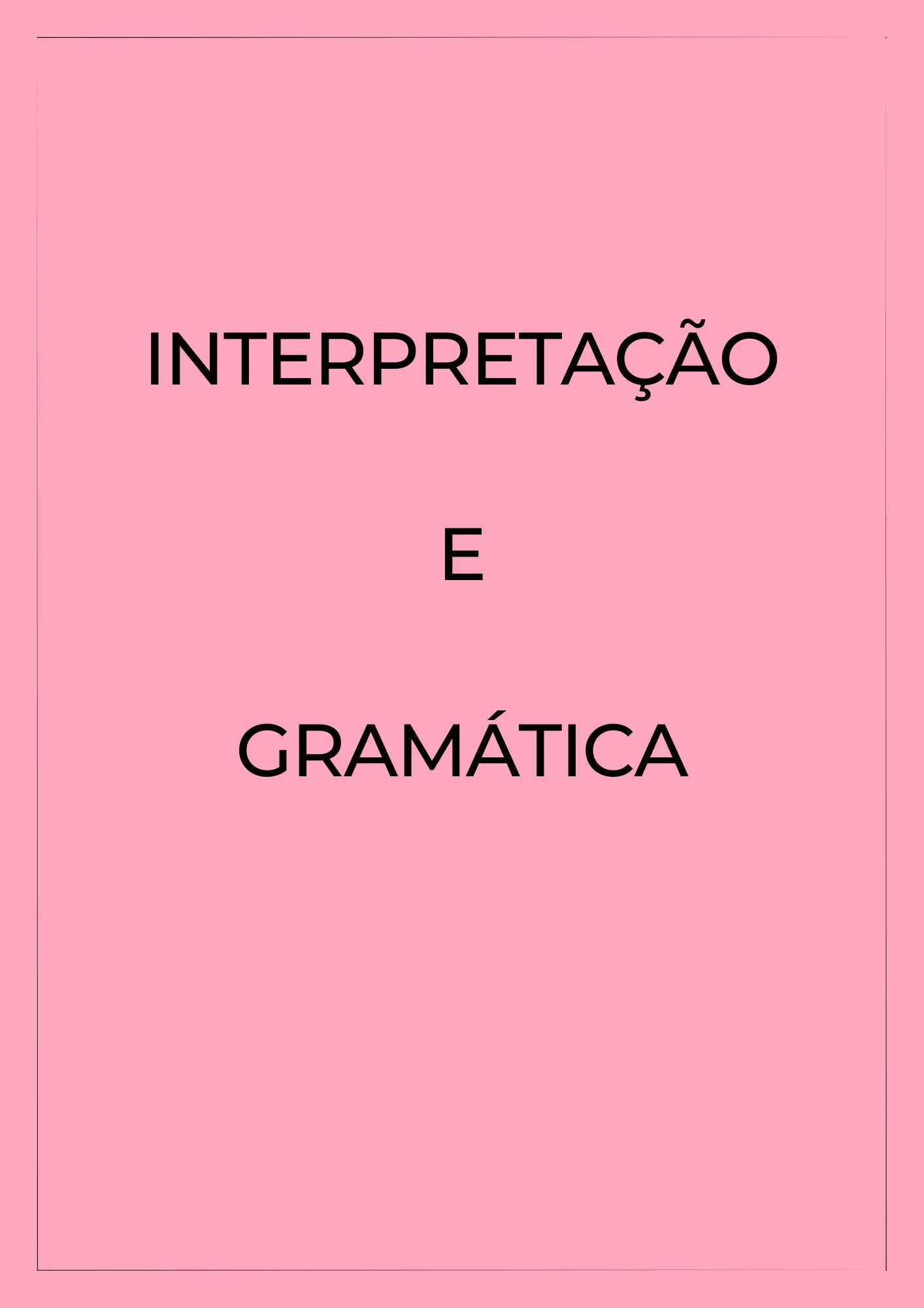Apostila Textos Diversos – Interpretação e Gramática — amostra 3: Apostila completa para trabalhar leitura, interpretação…