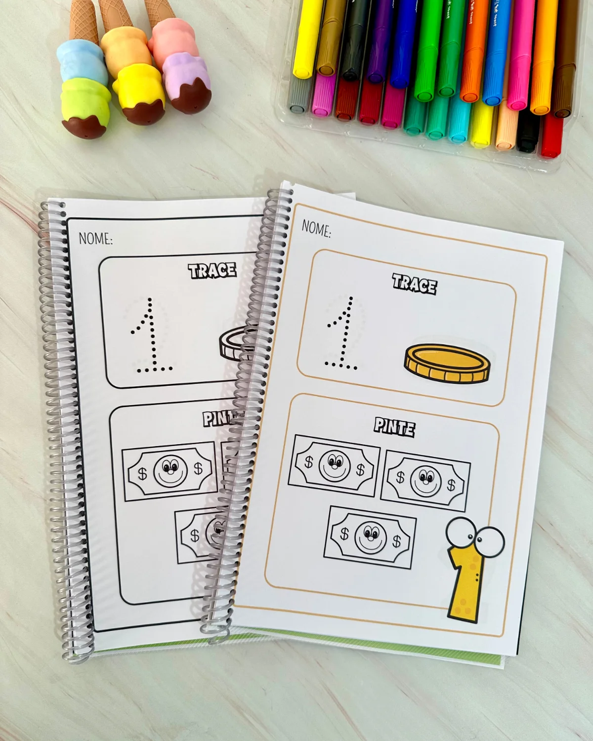 Apostila Trace e pinte \ Educação infantil — amostra 2: Objetivos pedagógicos