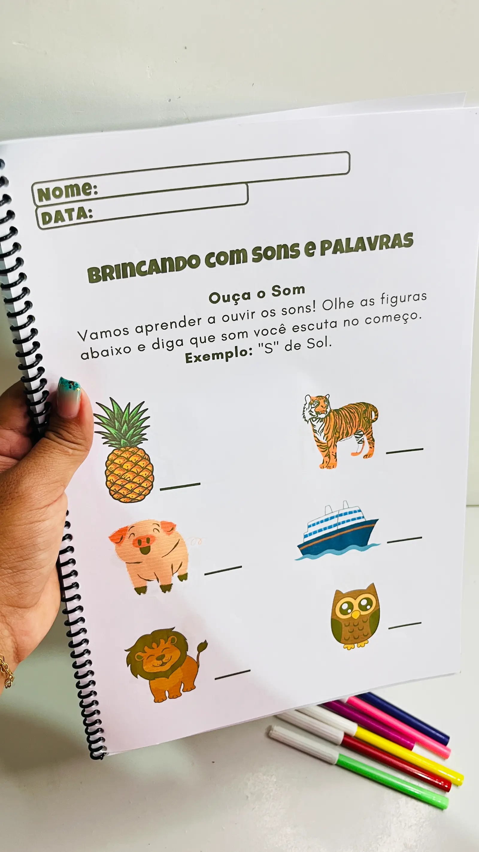 Aprendendo A Ler E A Escrever – 1º ANO ✏️📚 — amostra 2: O Aprendendo a Escrever e Ler – 1º Ano é um material didático…