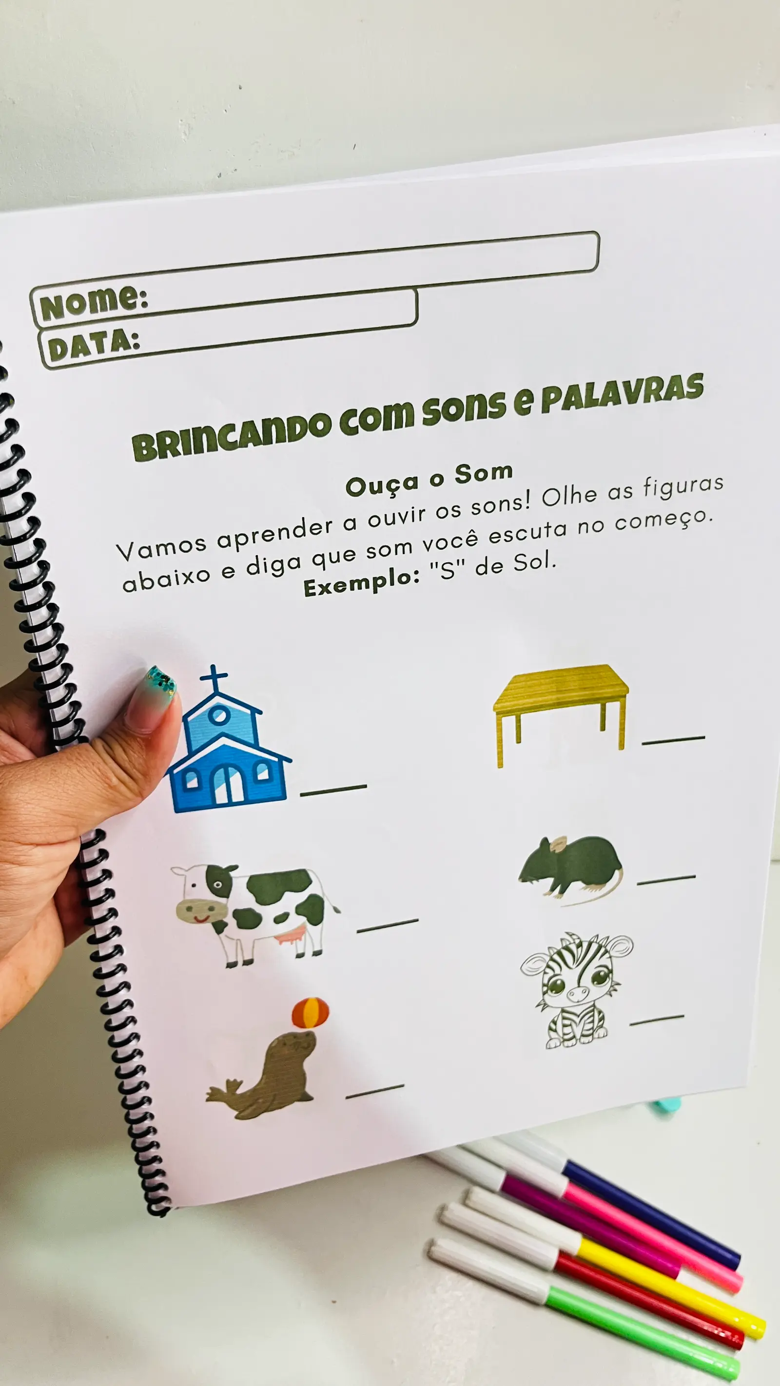 Aprendendo A Ler E A Escrever – 1º ANO ✏️📚 — amostra 3: Com atividades lúdicas e variadas, o arquivo trabalha habilidades…