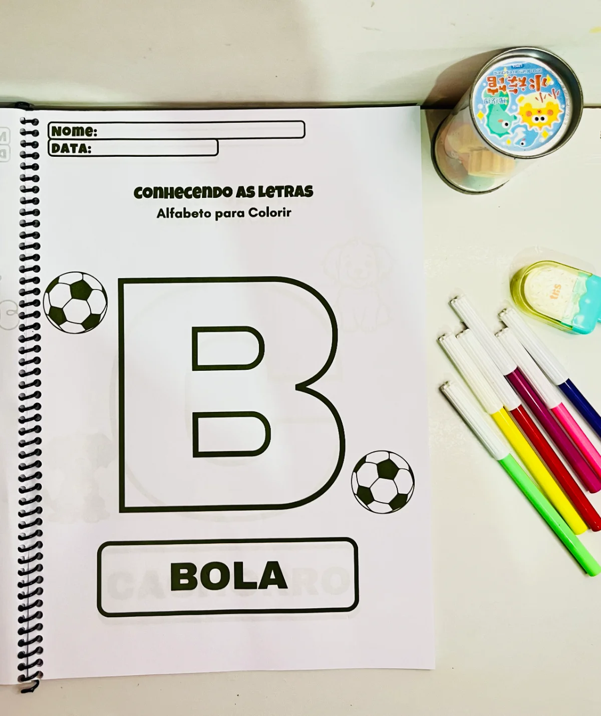 Aprendendo a Ler e Escrever – 100 Atividades para o 1º Ano — amostra 2: A apostila “Aprendendo a Ler e Escrever - 1° ano…