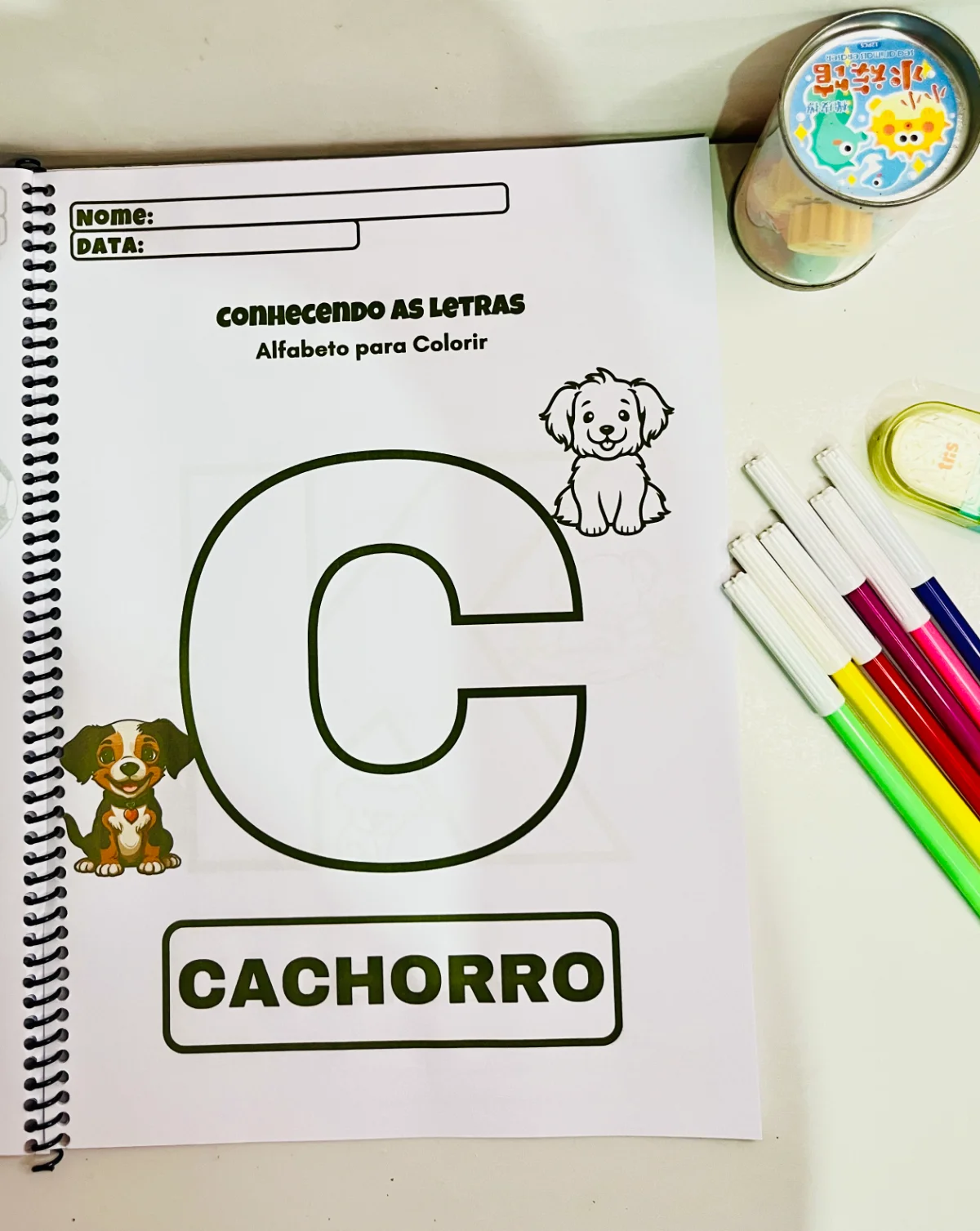 Aprendendo a Ler e Escrever – 100 Atividades para o 1º Ano — amostra 3: A apostila “Aprendendo a Ler e Escrever - 1° ano…