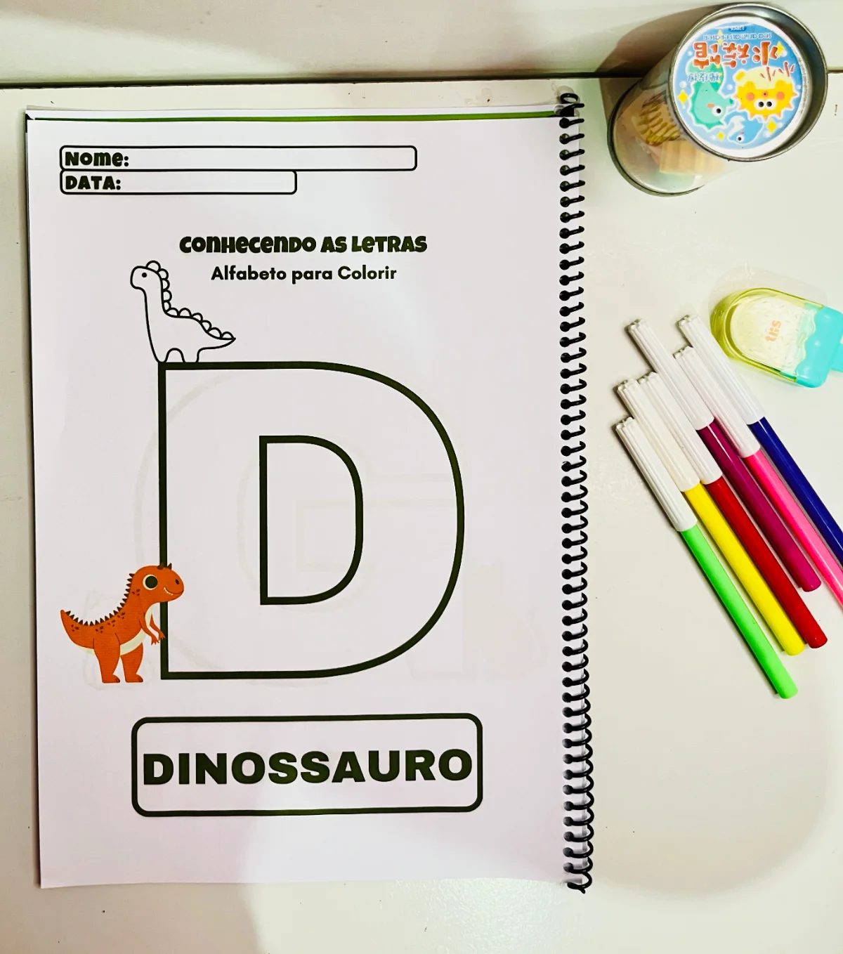 Aprendendo a Ler e Escrever – 100 Atividades para o 1º Ano — amostra 4: A apostila “Aprendendo a Ler e Escrever - 1° ano…