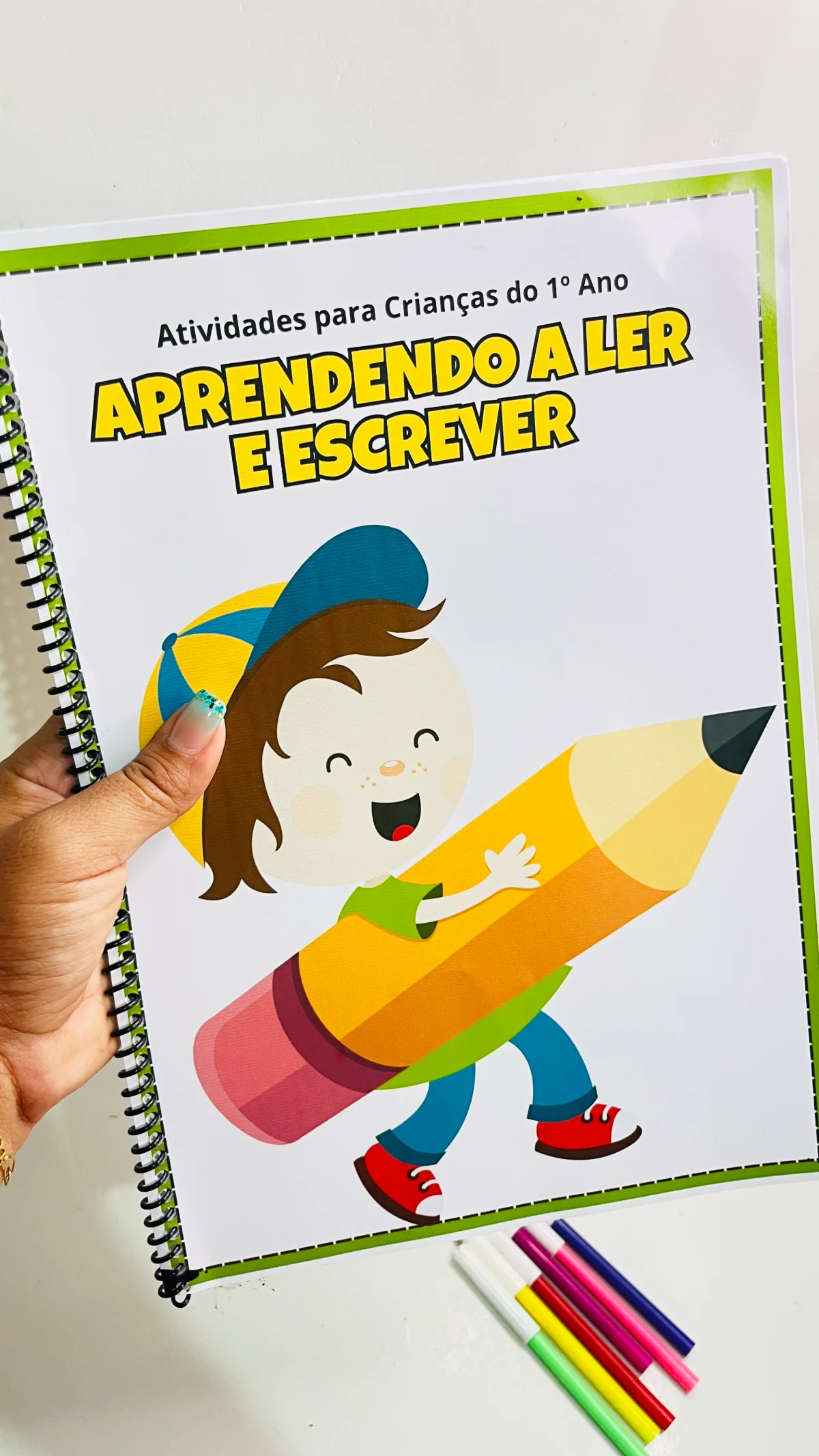 Aprendendo a Ler e Escrever – 100 Atividades para o 1º Ano — amostra 5: A apostila “Aprendendo a Ler e Escrever - 1° ano…