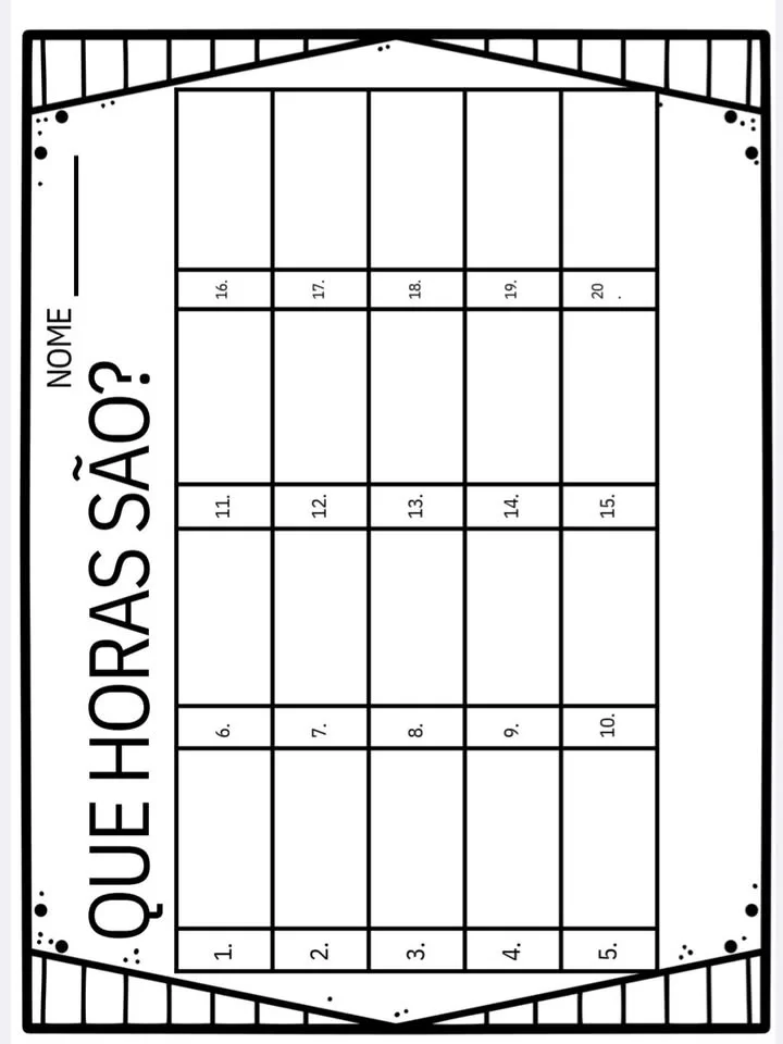 🕒⏰ APRENDENDO AS HORAS – Arquivo Digital em PDF ⏰🕒 — amostra 4: 🕒 A Matemática está presente em cada momento do nosso dia 🕒⏰ APRENDENDO AS HORAS – Arquivo Digital em PDF ⏰🕒 — amostra 4: 🕒 A Matemática está presente em cada momento do nosso dia