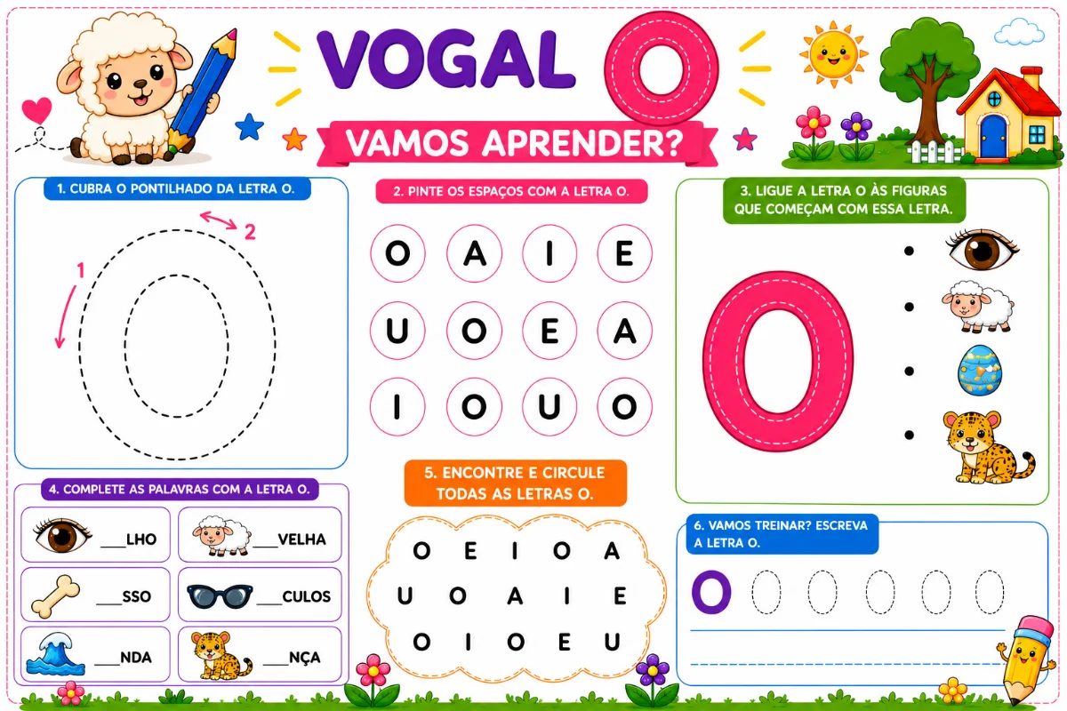 🌈📚 APRENDENDO AS VOGAIS PARA EDUCAÇÃO INFANTIL. 📚🌈 — amostra 6: 🌈📚 APRENDENDO AS VOGAIS 📚🌈 Um recurso lúdico,…