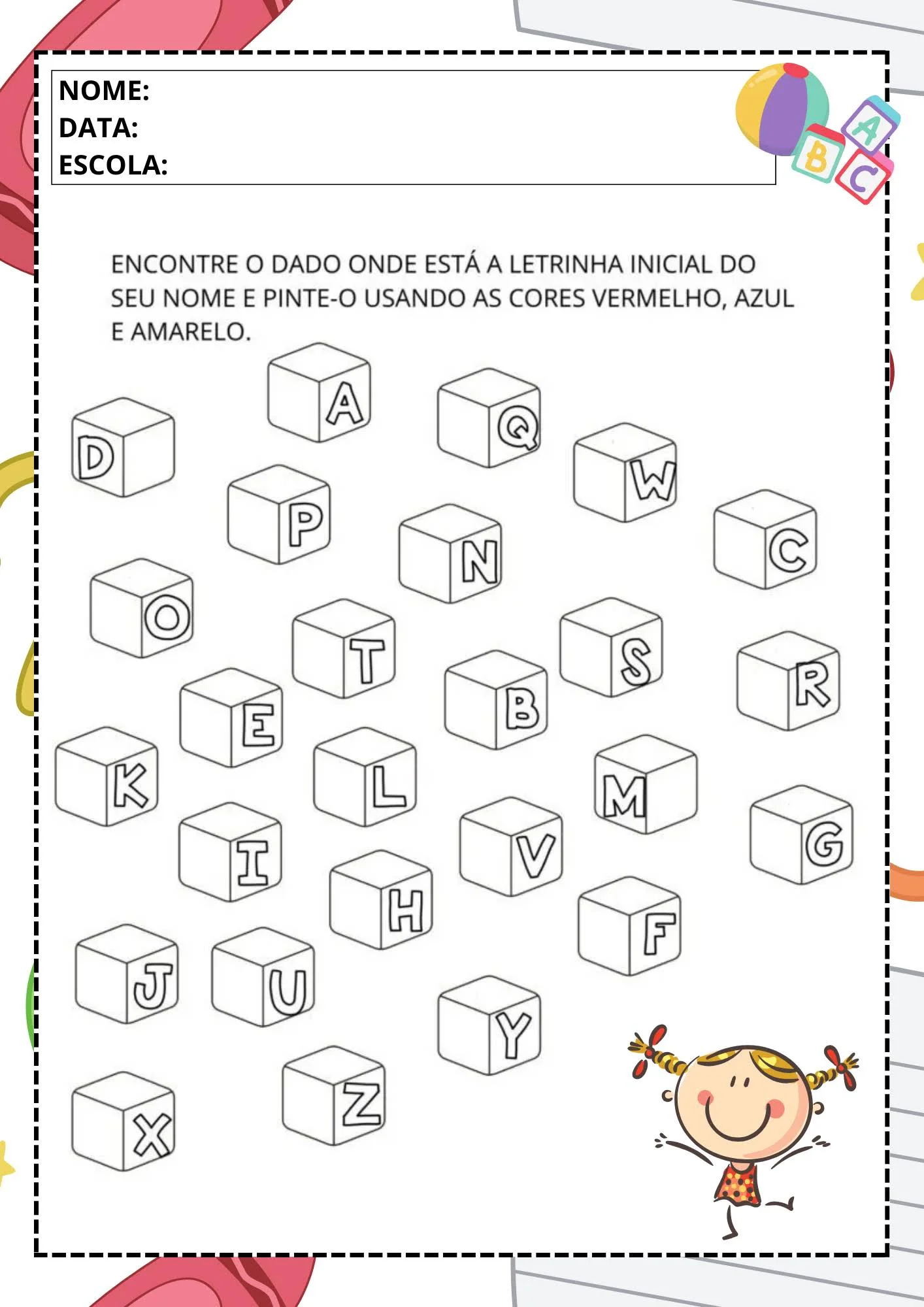 🌈📝 APRENDENDO MEU NOME – INFANTIL E ANOS INICIAIS✏️💛 — amostra 1: Com 32 páginas de recursos e atividades, este material…