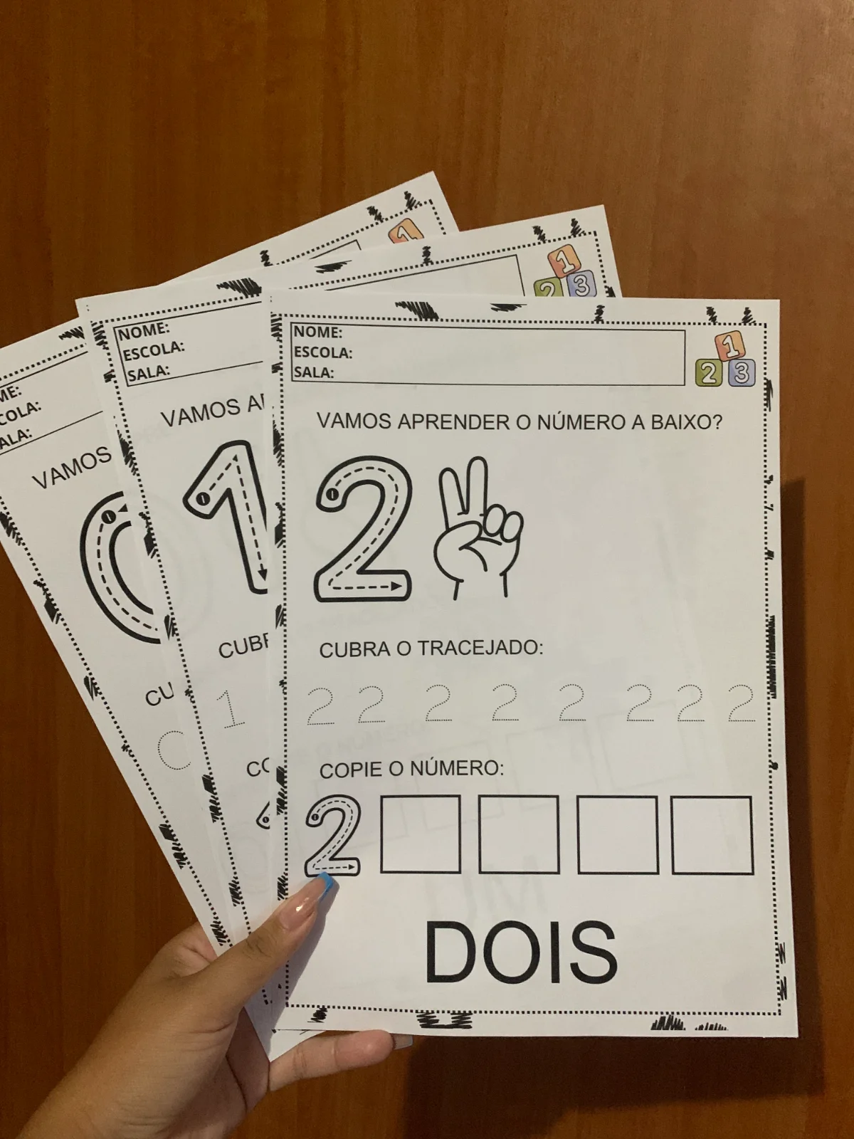 Aprendendo os Números – PDF para Imprimir | Educação Infantil — amostra 1: 📚 Aprendendo os Números 🔢