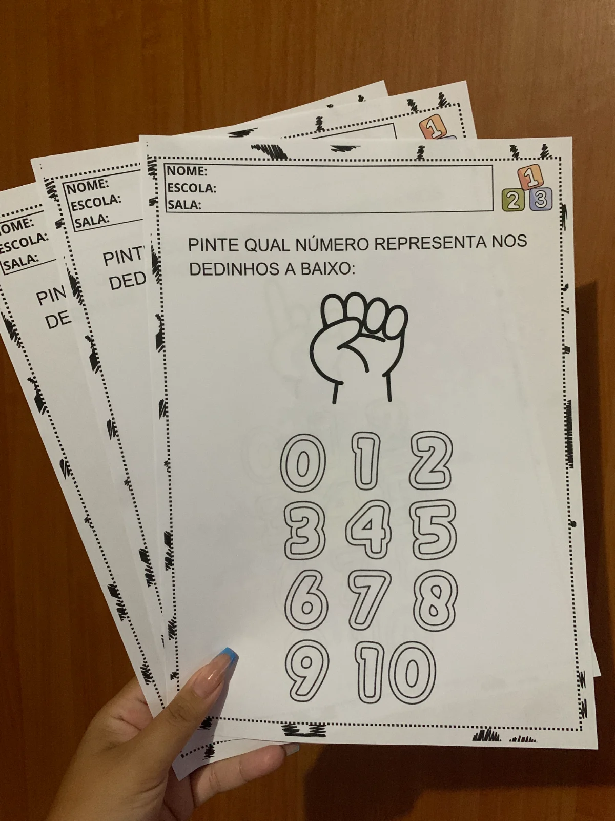 Aprendendo os Números – PDF para Imprimir | Educação Infantil — amostra 3: Aprendendo os Números é uma apostila colorida…