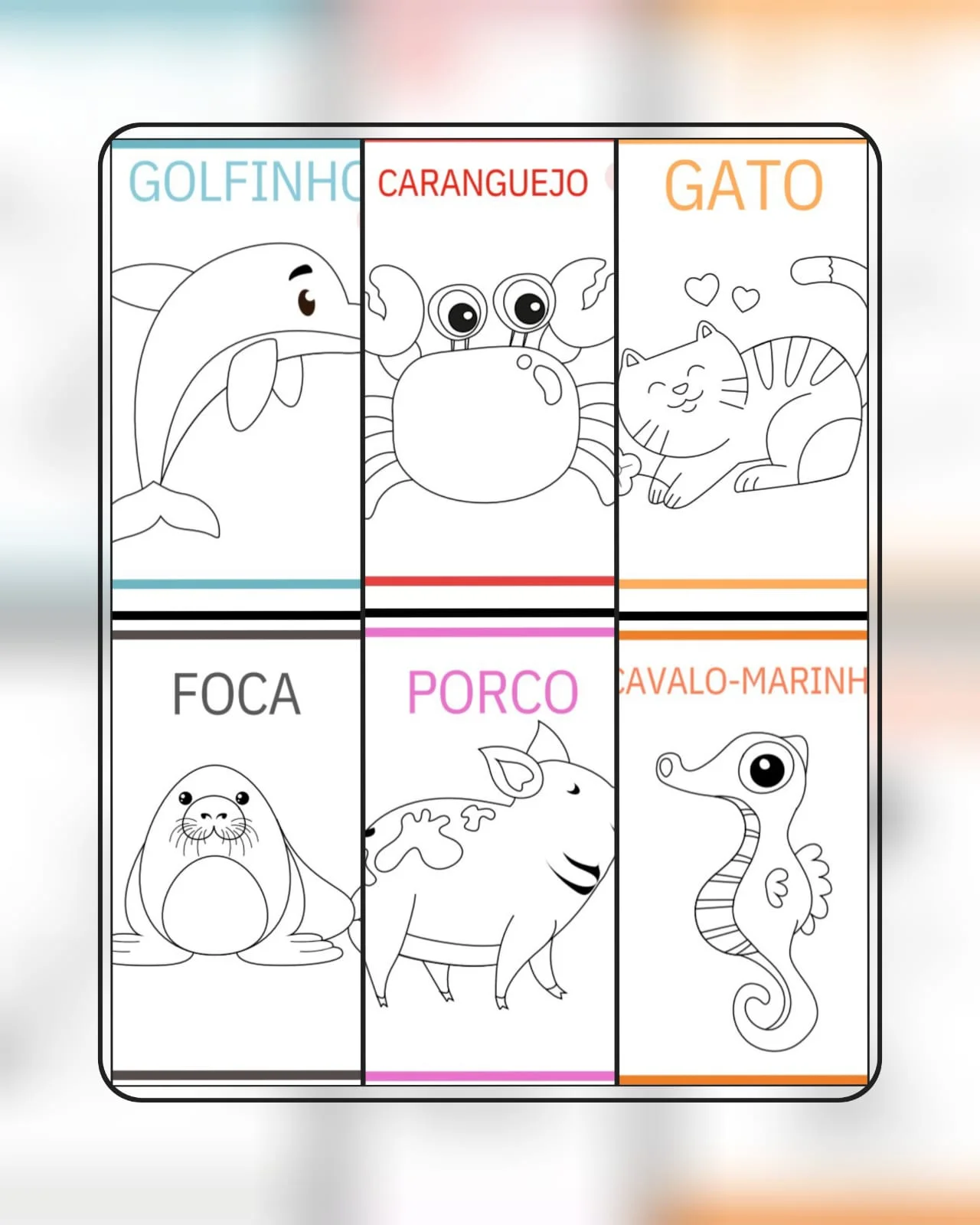 🐾✨APRENDER BRINCANDO FICA MUITO MAIS DIVERTIDO! ✨🐾 — amostra 4: 🌸 Elementos do cotidiano