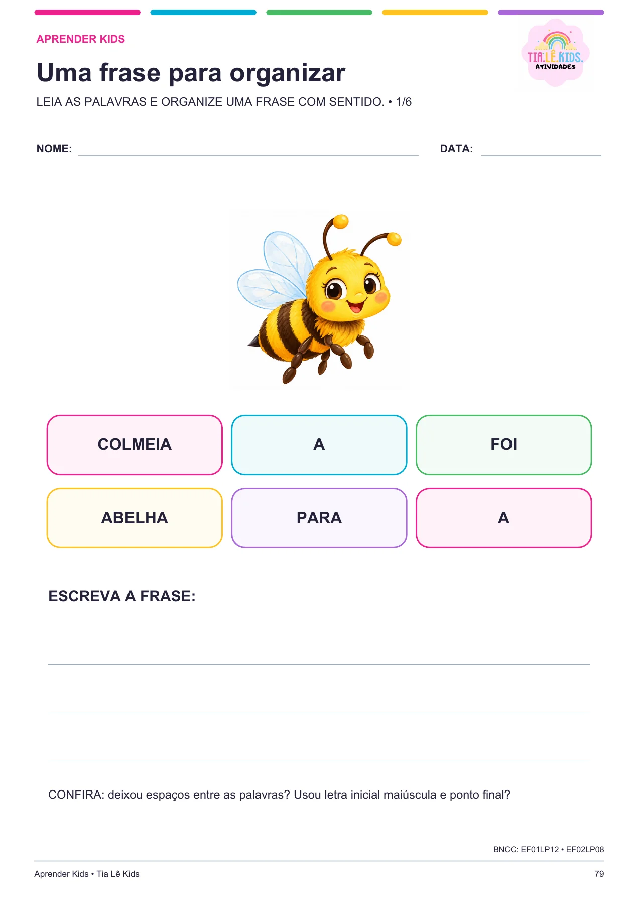Aprender Kids – 85 Atividades de Alfabetização | PDF com 102 Páginas — amostra 4: Como utilizar?