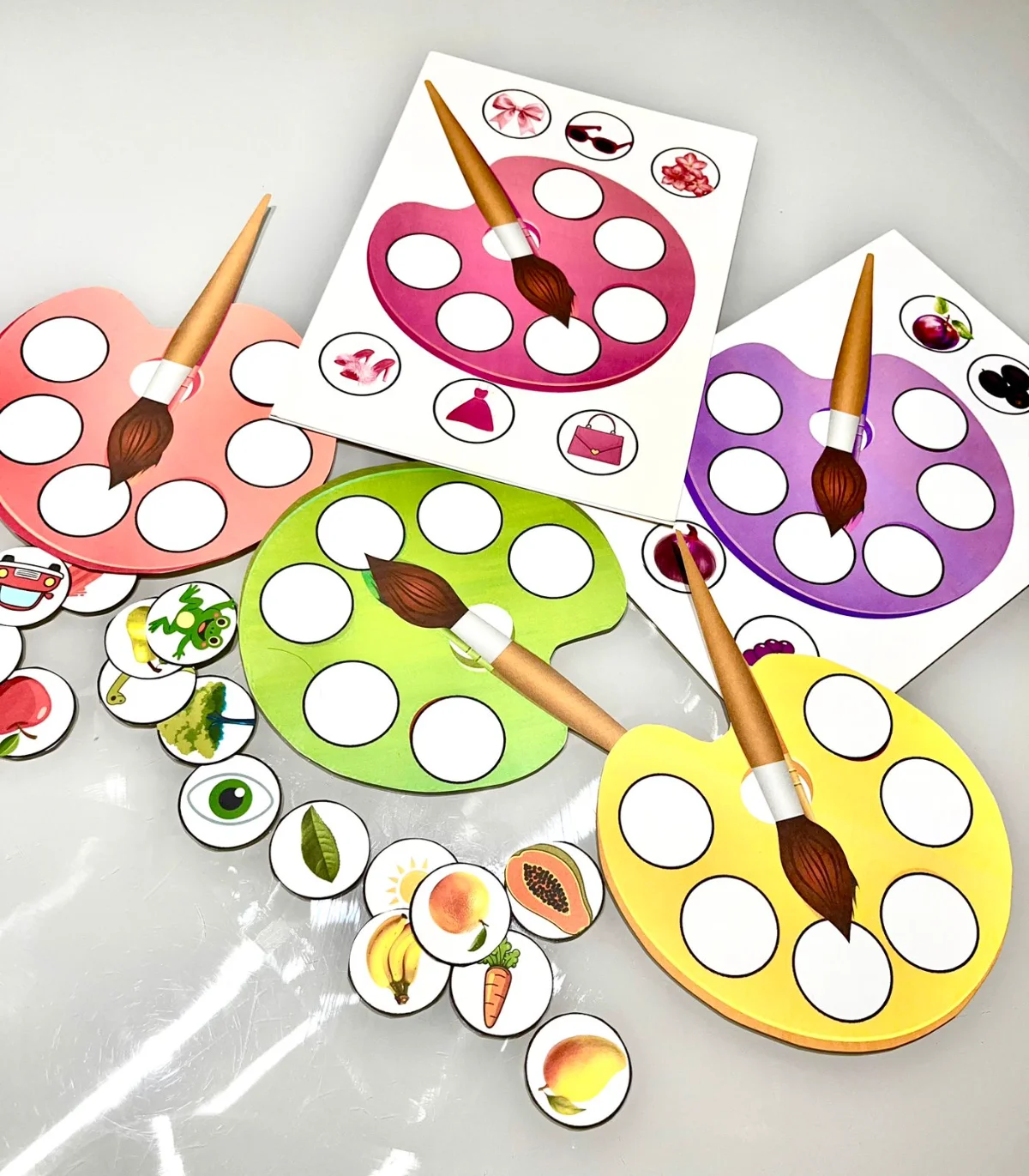 Aquarelas das cores – PDF para Imprimir | Educação Infantil — Alfabetização para Educação Infantil: Um recurso pedagógico…