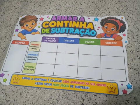 Armar Continhas de Adição E Subtração — amostra 2: IDEAL PARA TRABALHAR ADIÇÃO E SUBTRAÇÃO SIMPLES DE FORMA ORGANIZADA E…