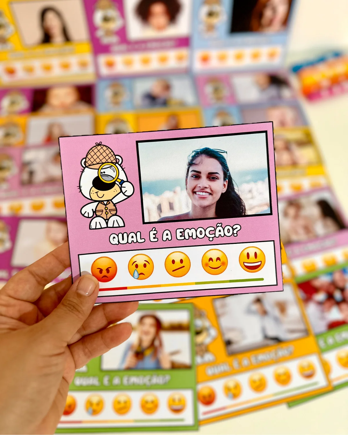 Arquivo Qual a Emoção? – PDF para Imprimir — amostra 5: Ideal para trabalhar o desenvolvimento emocional, social e…