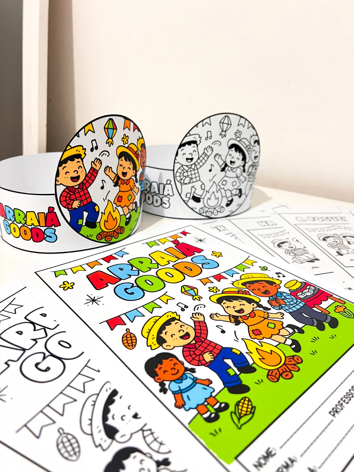 Arraiá Goods – Material Pedagógico Digital — capa do material