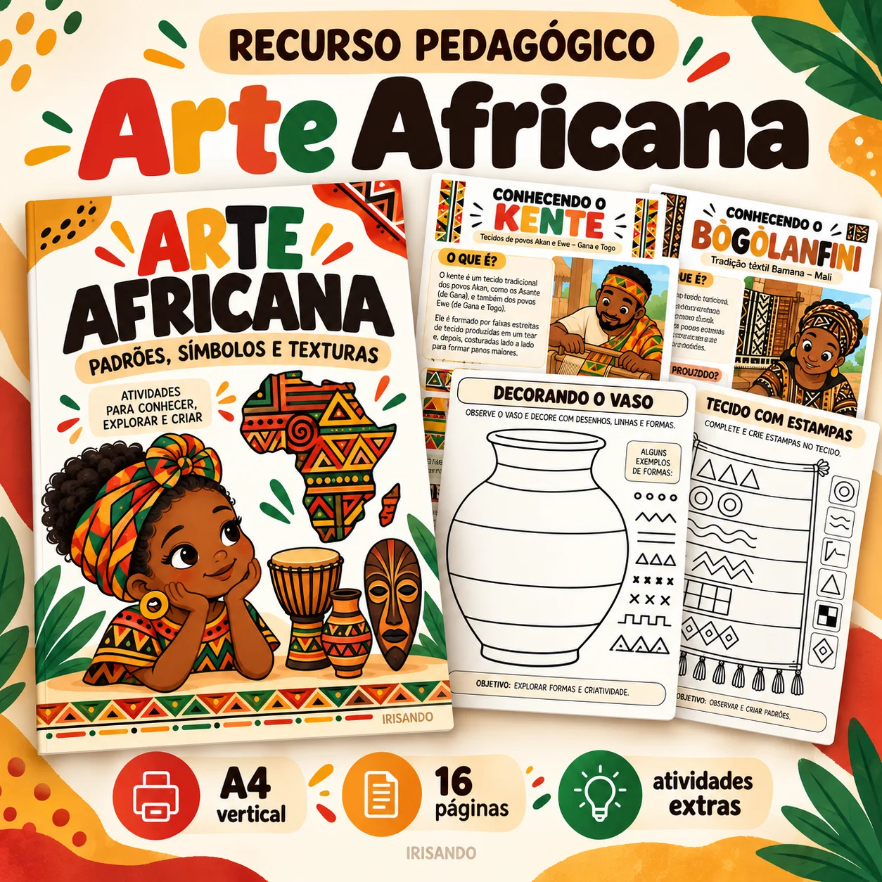 Arte Africana – Padrões, Símbolos e Atividades — Ciências para Educação Infantil: Conheça diferentes manifestações da arte…