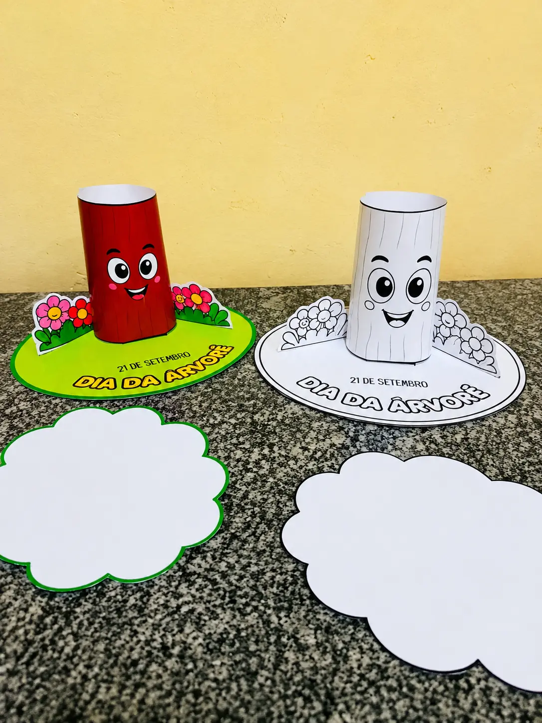 Árvore 3D – Dia da Árvore – Material Pedagógico — amostra 1: O que vem no material