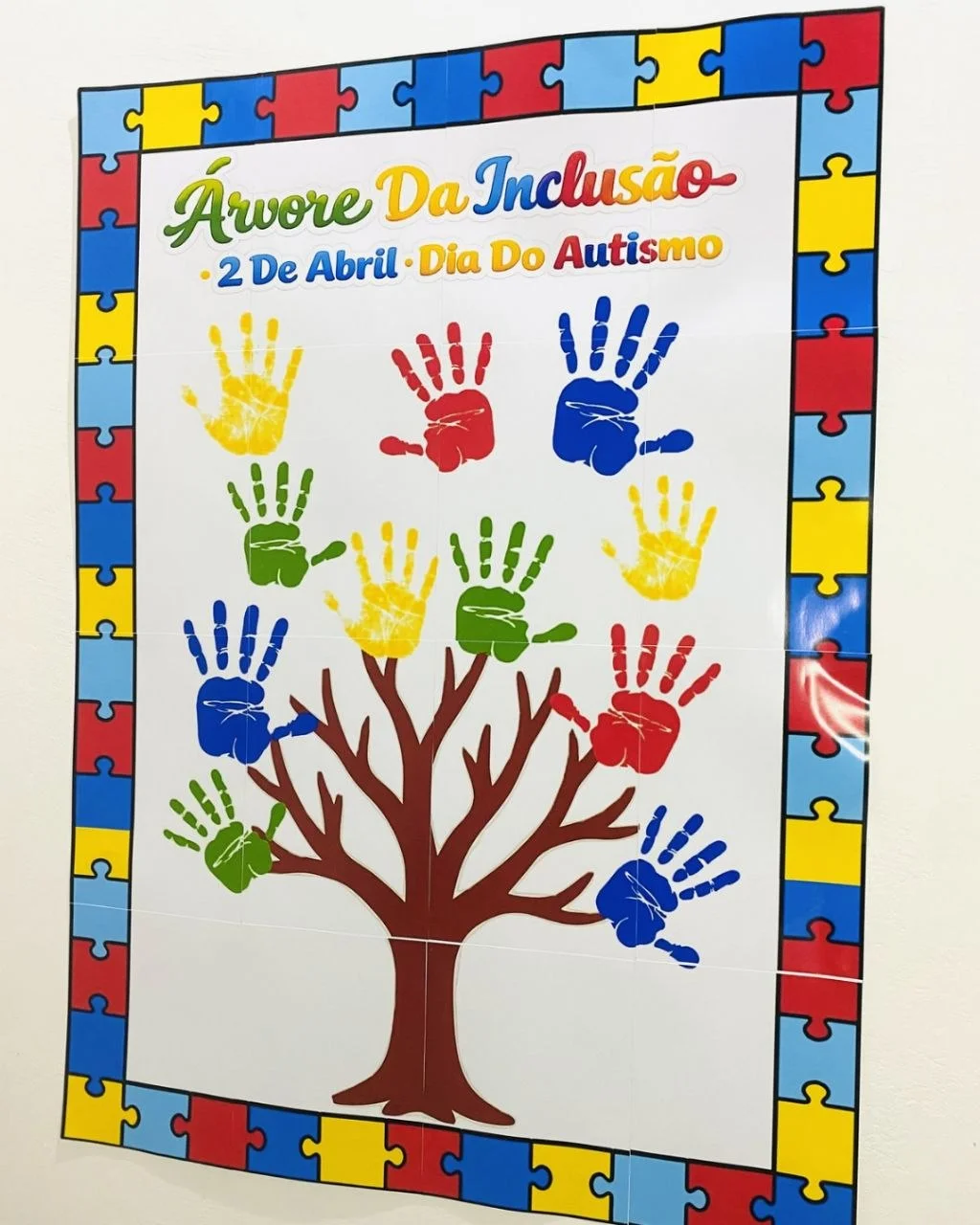 Árvore da Inclusão - Dia do Autismo 2 de Abril — amostra 1: Uma proposta significativa para trabalhar o respeito, a empatia…