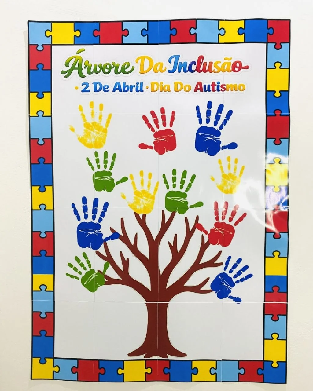 Árvore da Inclusão - Dia do Autismo 2 de Abril — amostra 3: Uma proposta significativa para trabalhar o respeito, a empatia…