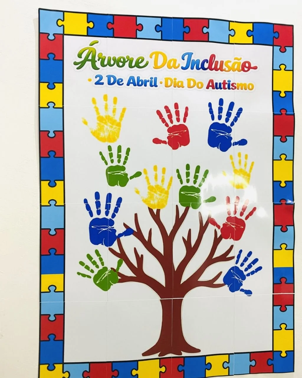 Árvore da Inclusão - Dia do Autismo 2 de Abril — amostra 4: Uma proposta significativa para trabalhar o respeito, a empatia…