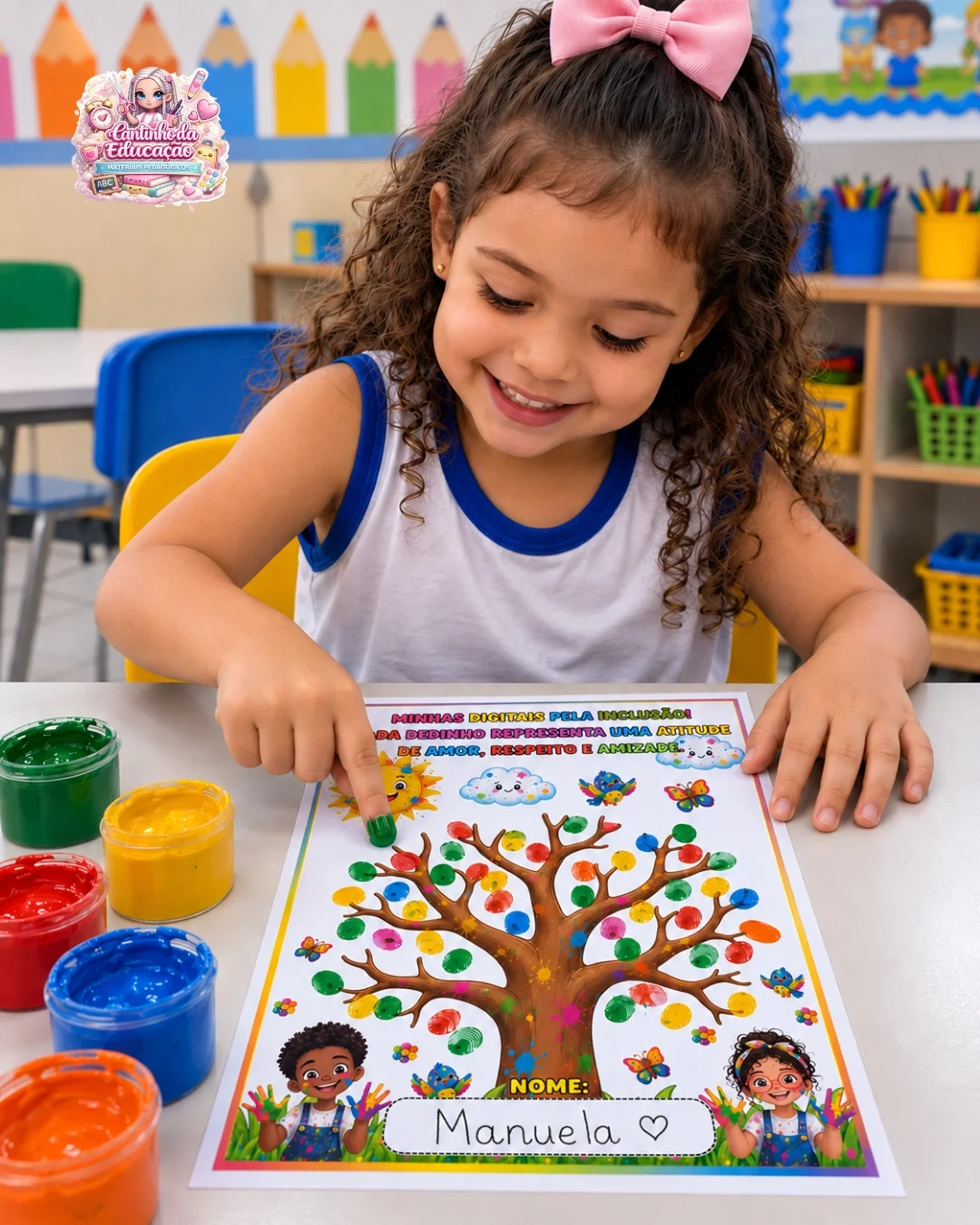 ÁRVORE DA INCLUSÃO — PAINEL + ATIVIDADE INTERATIVA! — amostra 2: Uma proposta lúdica e cheia de significado para trabalhar…