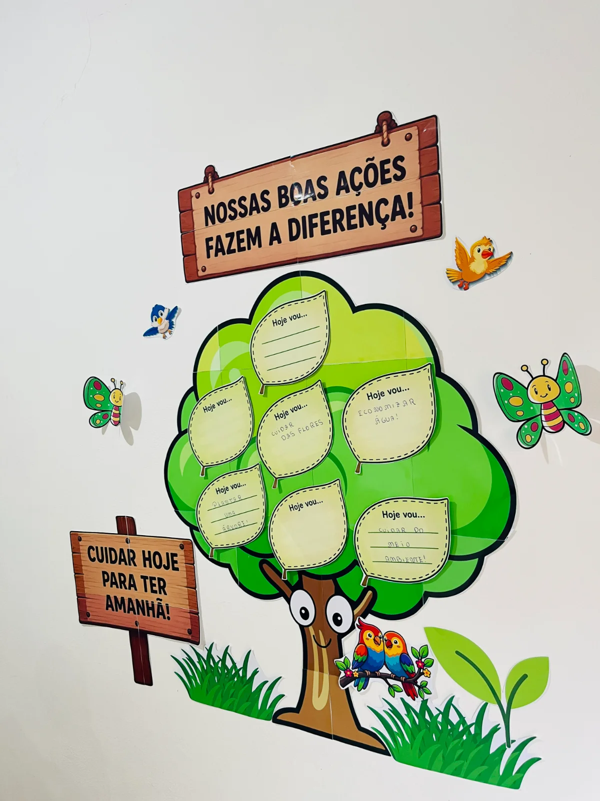 Árvore das Boas Ações: Painel de Valores para Sala — amostra 3: 💚 Como utilizar a Árvore das Boas Ações?
