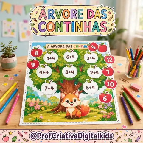 Árvore das Continhas - Matemática Educação infantil — capa do material