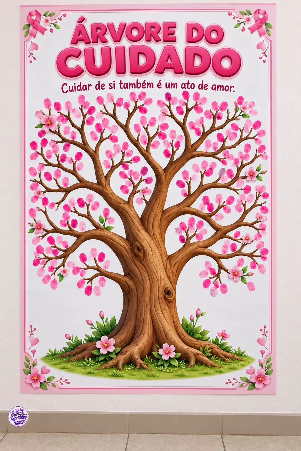 ÁRVORE DO CUIDADO — OUTUBRO ROSA 🌸 — Datas comemorativas para Todas as séries: Uma proposta linda, significativa e…