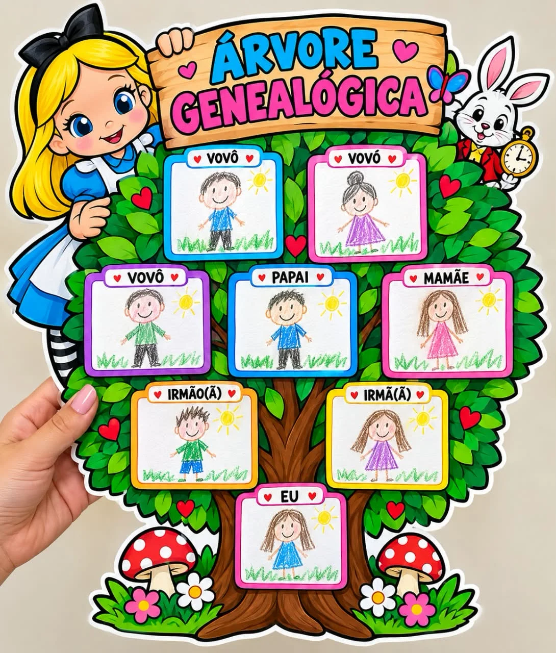 ÁRVORE GENEALÓGICA — capa do material