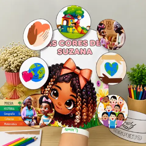As Cores de Suzana – História Infantil sobre Diversidade e Respeito — amostra 5: As Cores de Suzana: história infantil e…
